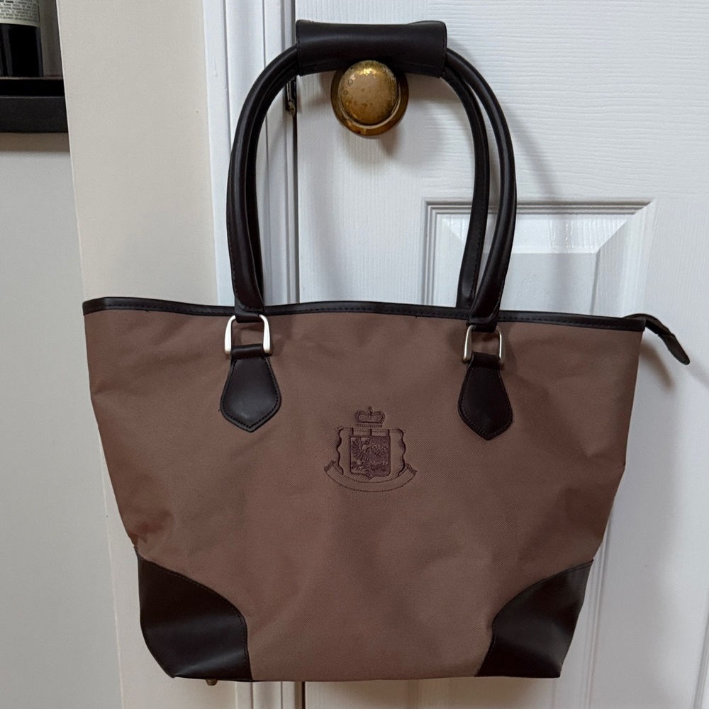 ☀️3/$15 Gloria Vanderbilt Canvas Travel Tote Bag